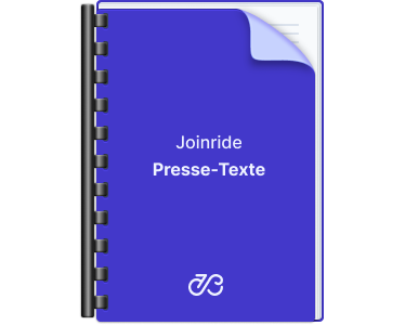 Ringbuch mit Joinride Presse-Texten